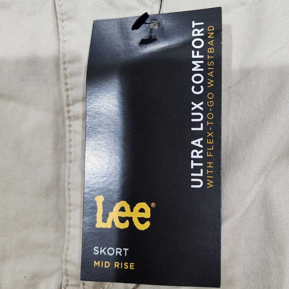 BNWT LEE WOMEN'S SKIRT/SKORT WITH LINER-SIZE 12 MEDIUM-ELASTIC WAISTBAND - Picture 3 of 6